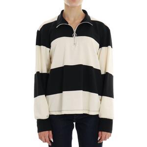 FELPA MEZZA ZIP NERO